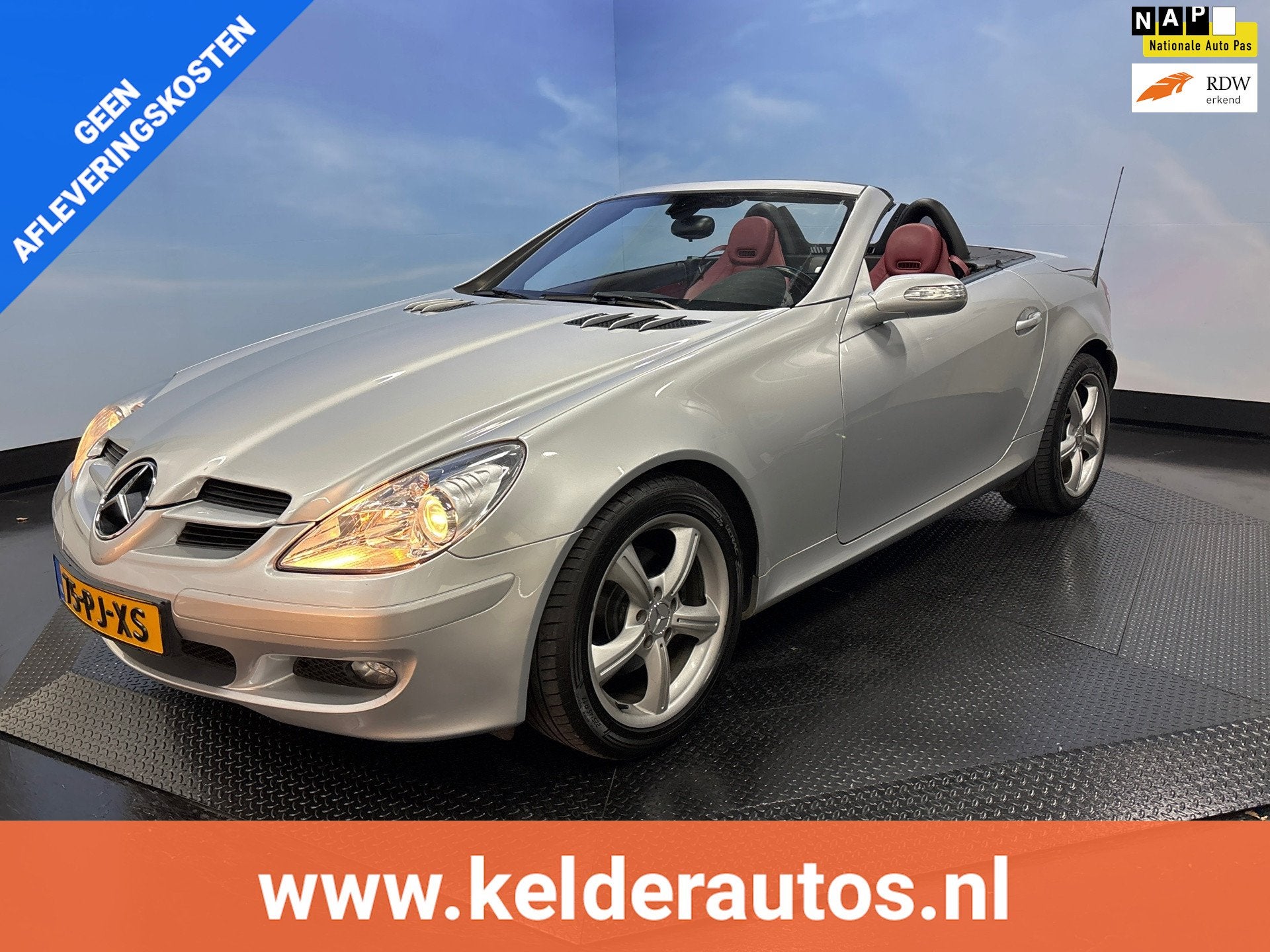 Mercedes-Benz SLK-klasse 200 K., Automaat, Achterwielaandrijving, Gebruikt, 4 cilinders