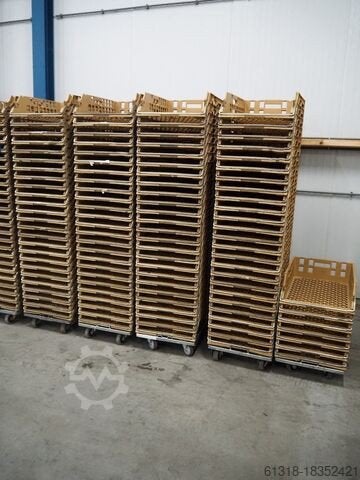 Brobban broodkratten - Stapelbare opslag voor bakkerijen, Ophalen, Gebruikt, 40 tot 60 cm, 50 tot 75 cm