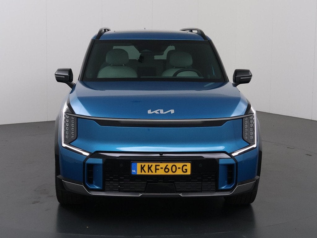 Kia EV9 GT-Line AWD 99.8 kWh | Panoramaschuifdak | LED-matri, Auto's, Kia, Automaat, Blauw, Vierwielaandrijving, 505 km