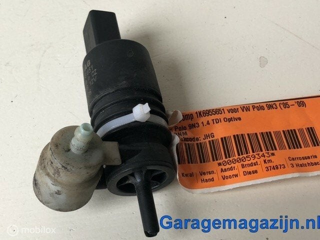 Ruitensproeierpomp gebruikt 1K6955651 Polo A3 Fabia, Gebruikt, Ophalen of Verzenden, BMW, BMW