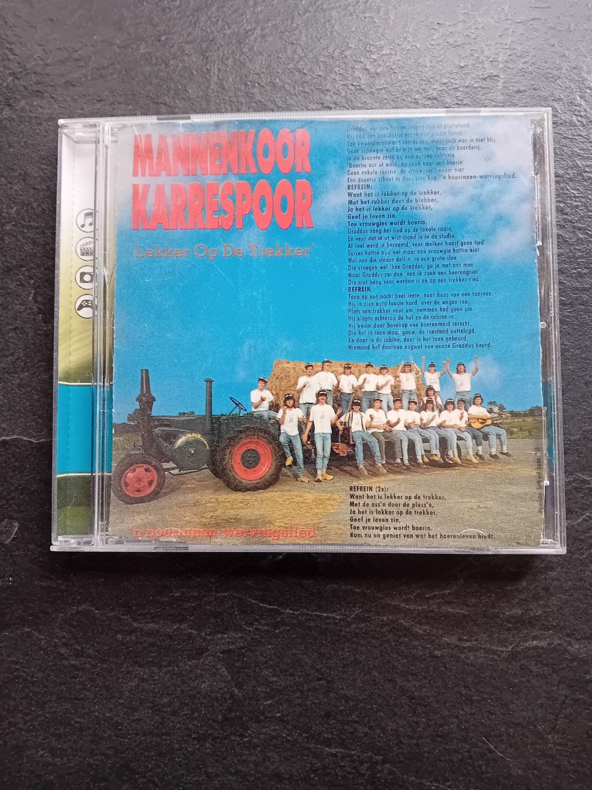 Mannenkoor Karrespoor - Lekker Op De Trekker CD, Ophalen of Verzenden, Gebruikt, Feestmuziek, Album