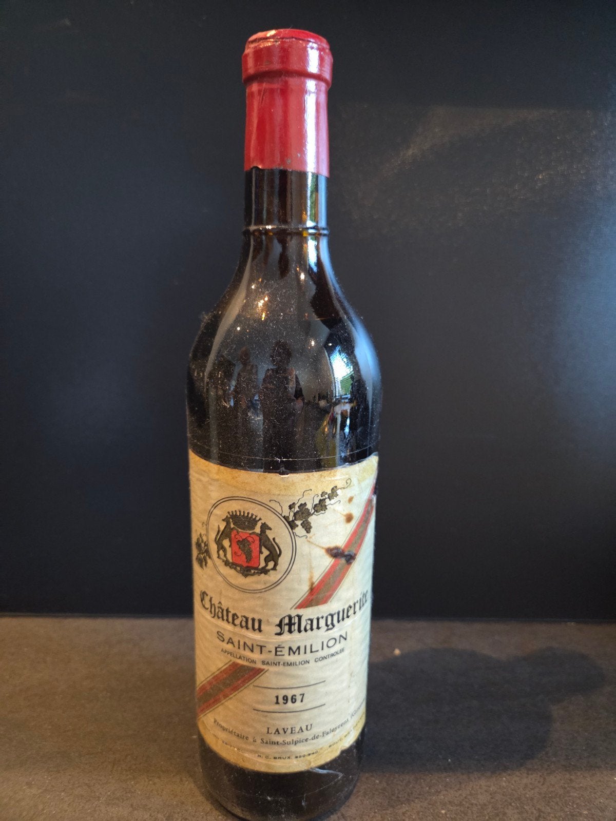 1967  Château Marguerite (Saint-Émilion Controller), Ophalen, Frankrijk, Rode wijn