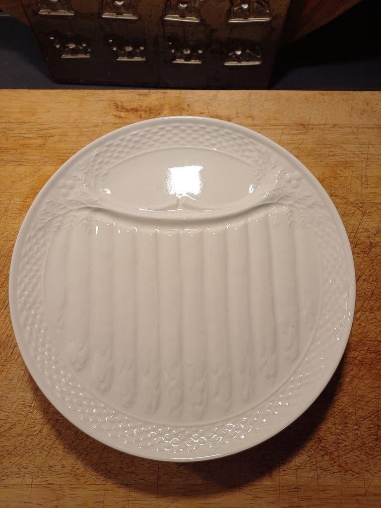 Prachtige Franse Asperge Borden van Moulin des Loups roomwit, Verzenden