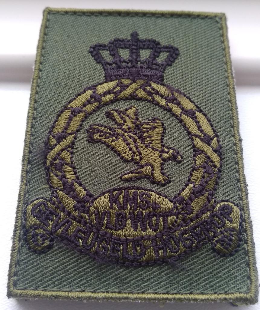 Borstembleem: KMSL – Vlb WDT, Verzamelen, Militaria | Algemeen, Verzenden, Luchtmacht, Nederland, Embleem of Badge