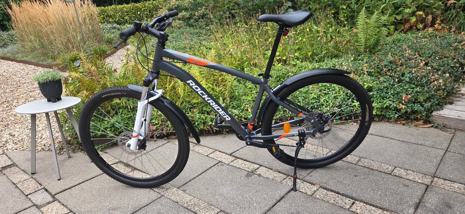 Decathlon Rockrider fiets - ZGAN, minder dan 100km grdn, Minder dan 10 versnellingen, Vering, Zo goed als nieuw, Schijfrem