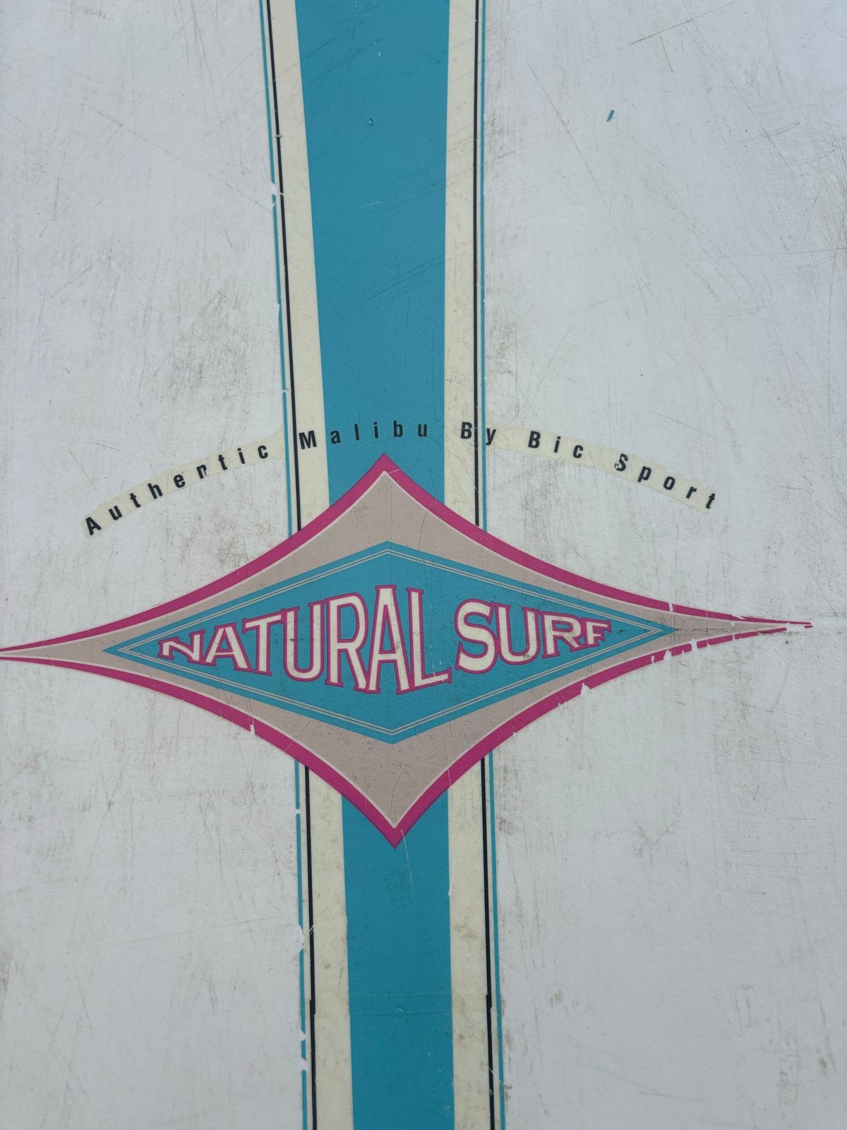 Bic Sport Natural Surf Malibu Funboard Surfplank, Ophalen, Gebruikt, Funboard, Met vinnen