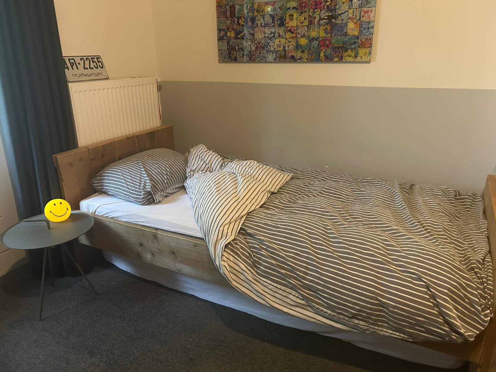 Bed saartje prum, Ophalen, 85 tot 100 cm, Zo goed als nieuw, Lattenbodem
