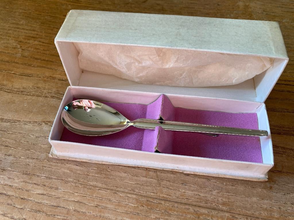 Vintage Sola Elite Desiree jamlepel - nieuw in doosje, Antiek en Kunst, Antiek | Bestek, Ophalen of Verzenden