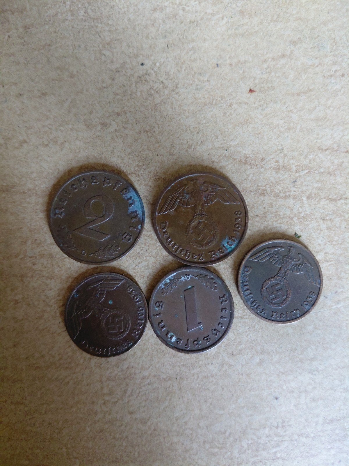 3e  rijk munten  , Duitsland, Postzegels en Munten, Ophalen, Vóór koninkrijk, Setje