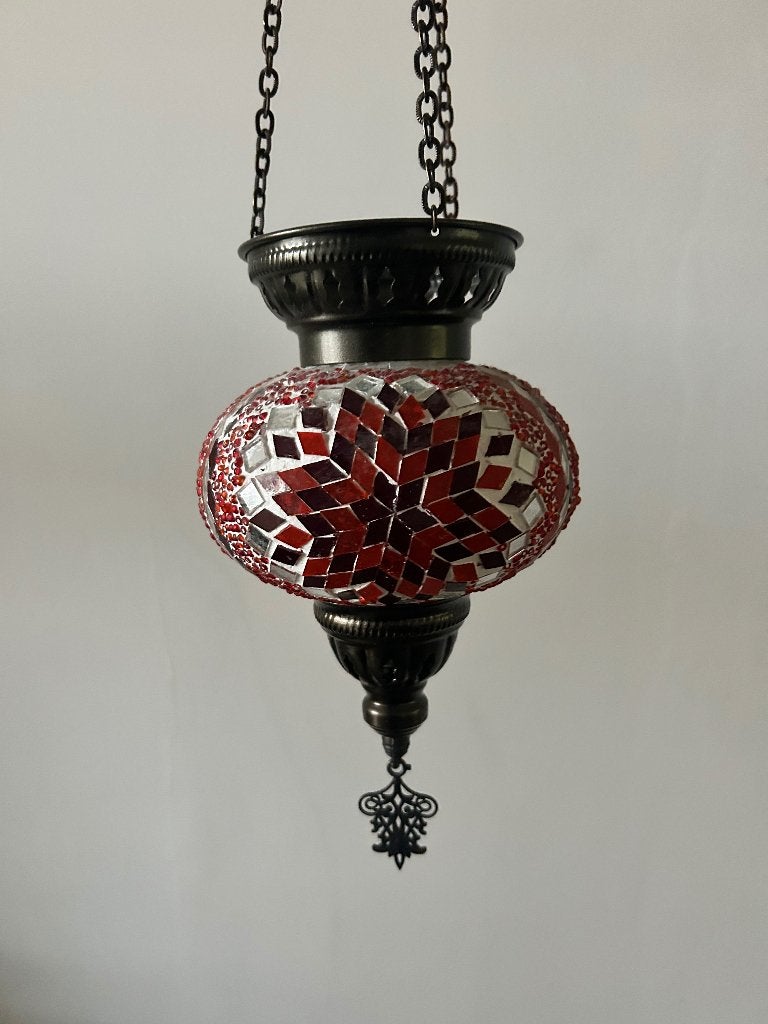 Mozaïek lamp, Rood, Overige typen, Overige fittingen, Ophalen of Verzenden