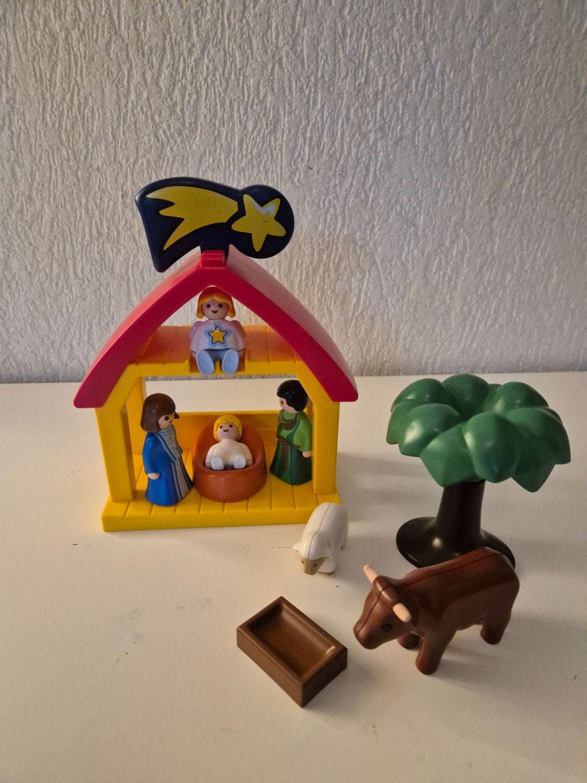 Playmobil 123 Kerststal – veilige speelset voor kleintjes, Ophalen of Verzenden, Zo goed als nieuw, Complete set