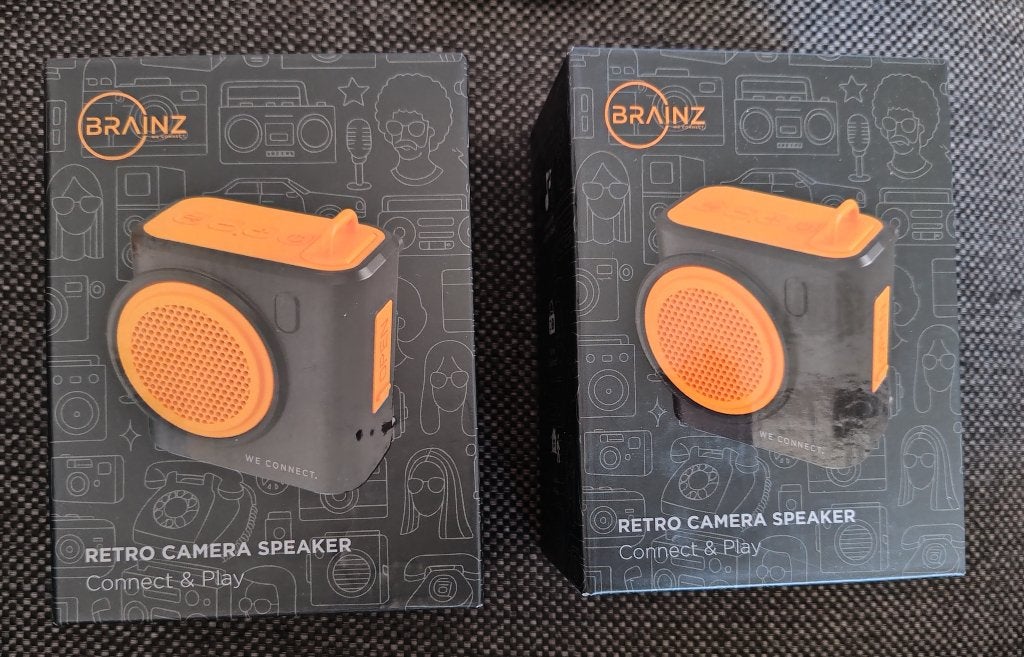 Retro camera speaker, Ophalen of Verzenden, Bluetooth, Nieuw
