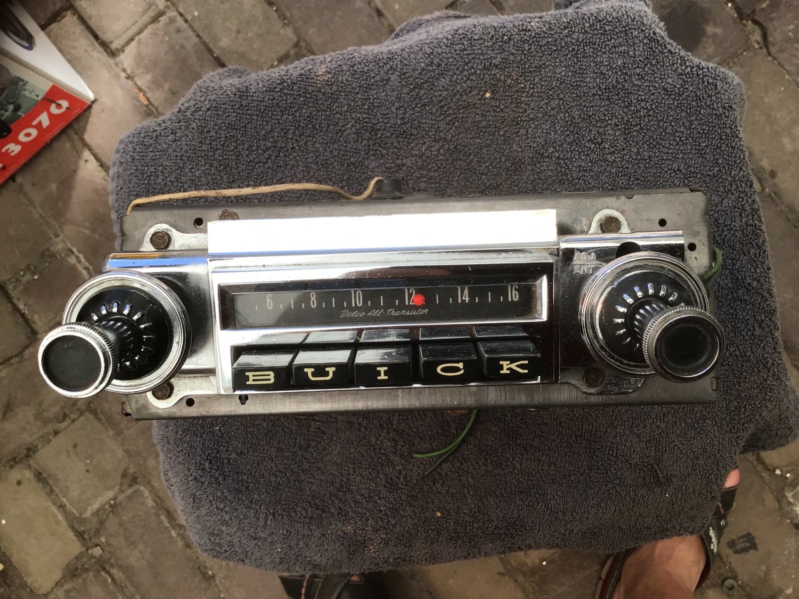Vintage Delco Buick Autoradio - Model 7289714, Auto diversen, Ophalen of Verzenden, Gebruikt