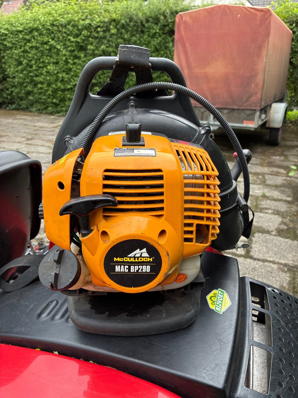 McCulloch MAC BP290 Bladblazer - Krachtig en Ruggedragen, Ophalen, Gebruikt, Benzine, Ruggedragen