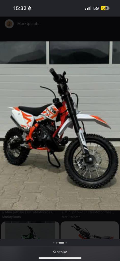 Gezocht opknapper pitbike/scooter!, Fietsen en Brommers, Minibikes, Midibikes en Pitbikes, Ophalen of Verzenden, Pitbike