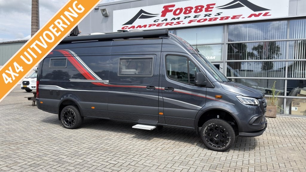 Unieke Bomvolle Kabe TravelMaster Van 4x4 190PK Automaat '24, 6 tot 7 meter, Bedrijf, Diesel, Luifel