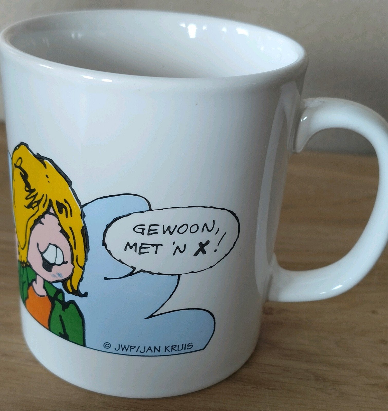 Jan, Jans en de kinderen beker - Staffordshire Tableware, Verzenden, Zo goed als nieuw, Overige merken, Mok