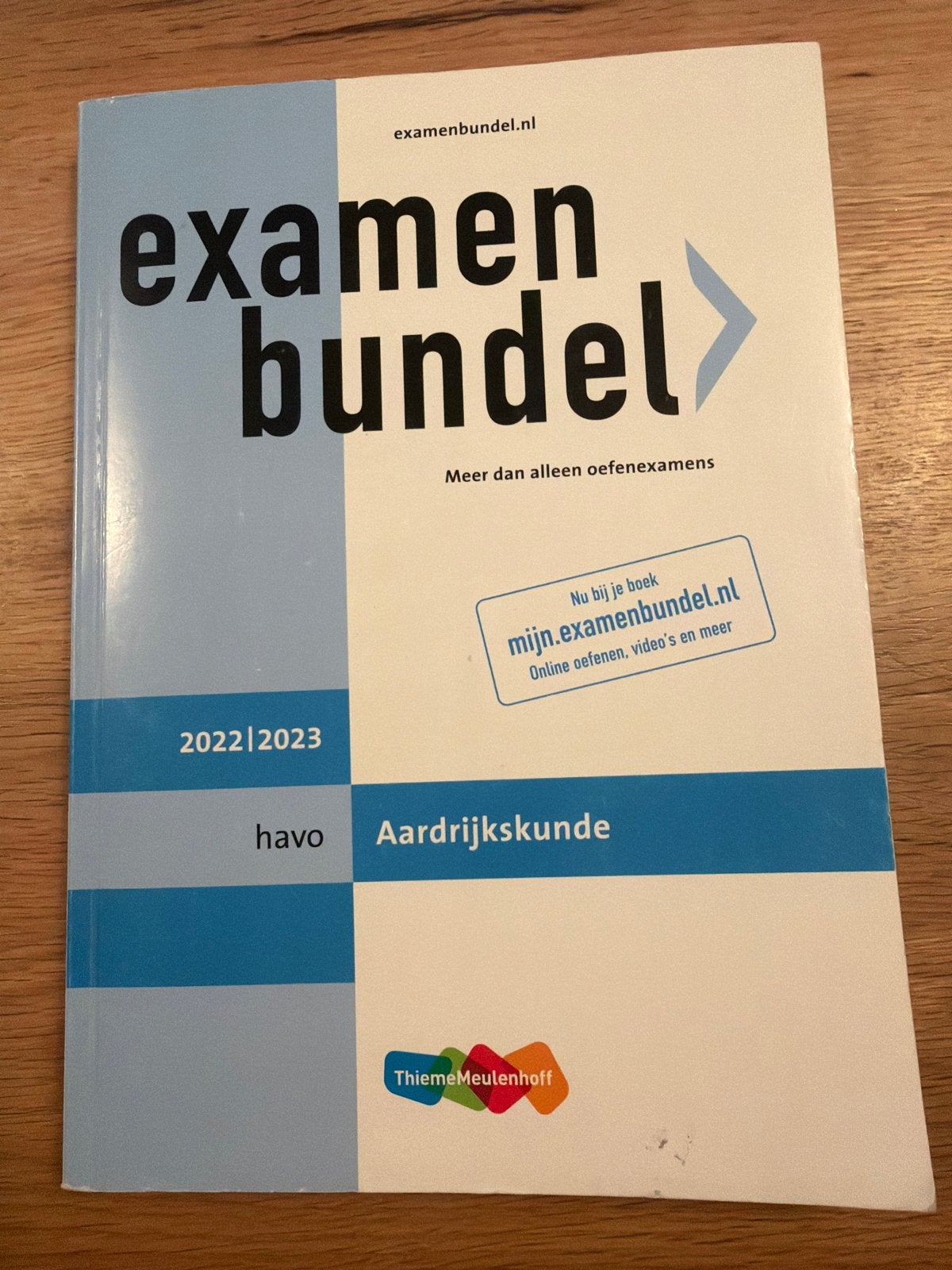 Examenbundel Aardrijkskunde HAVO 2022/2023, Boeken, Schoolboeken, Ophalen of Verzenden, Zo goed als nieuw, HAVO, Aardrijkskunde
