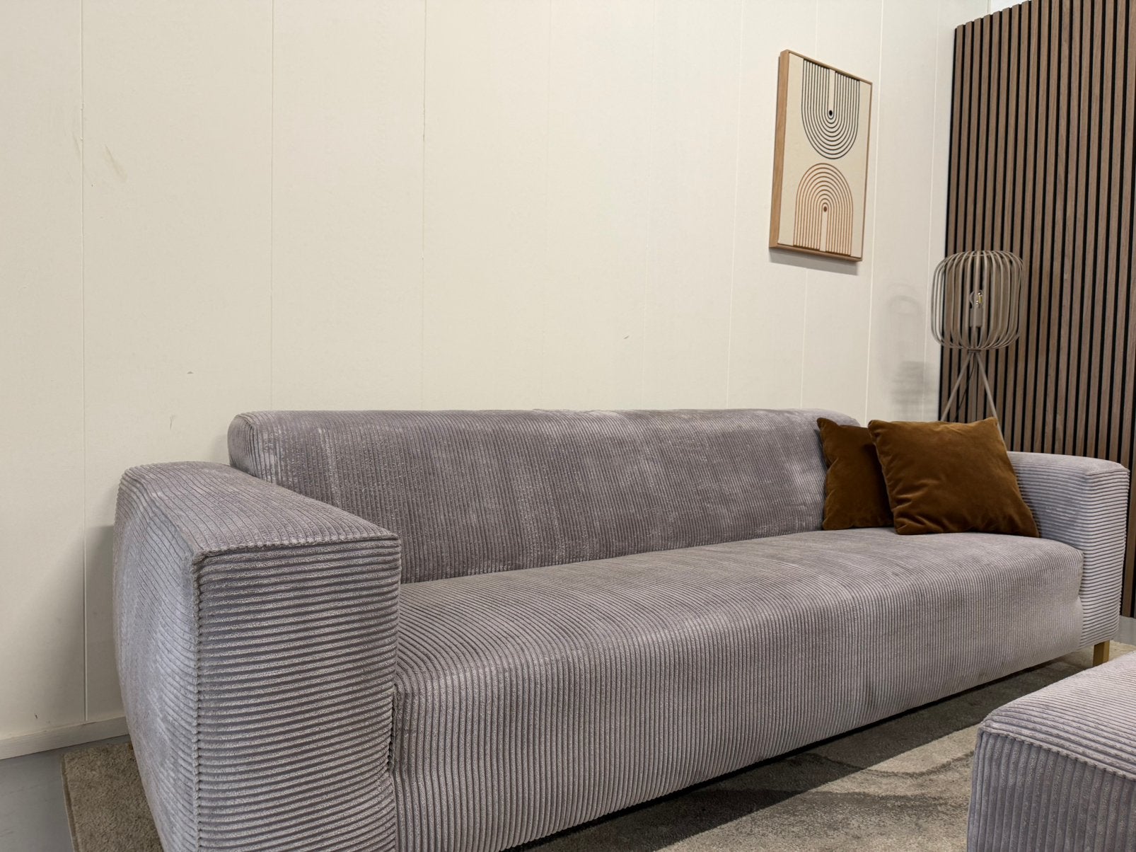 By Sidde Remus - 2,5 zits Bank - Hocker - Nette Staat, Ophalen of Verzenden, 75 tot 100 cm, 200 tot 250 cm