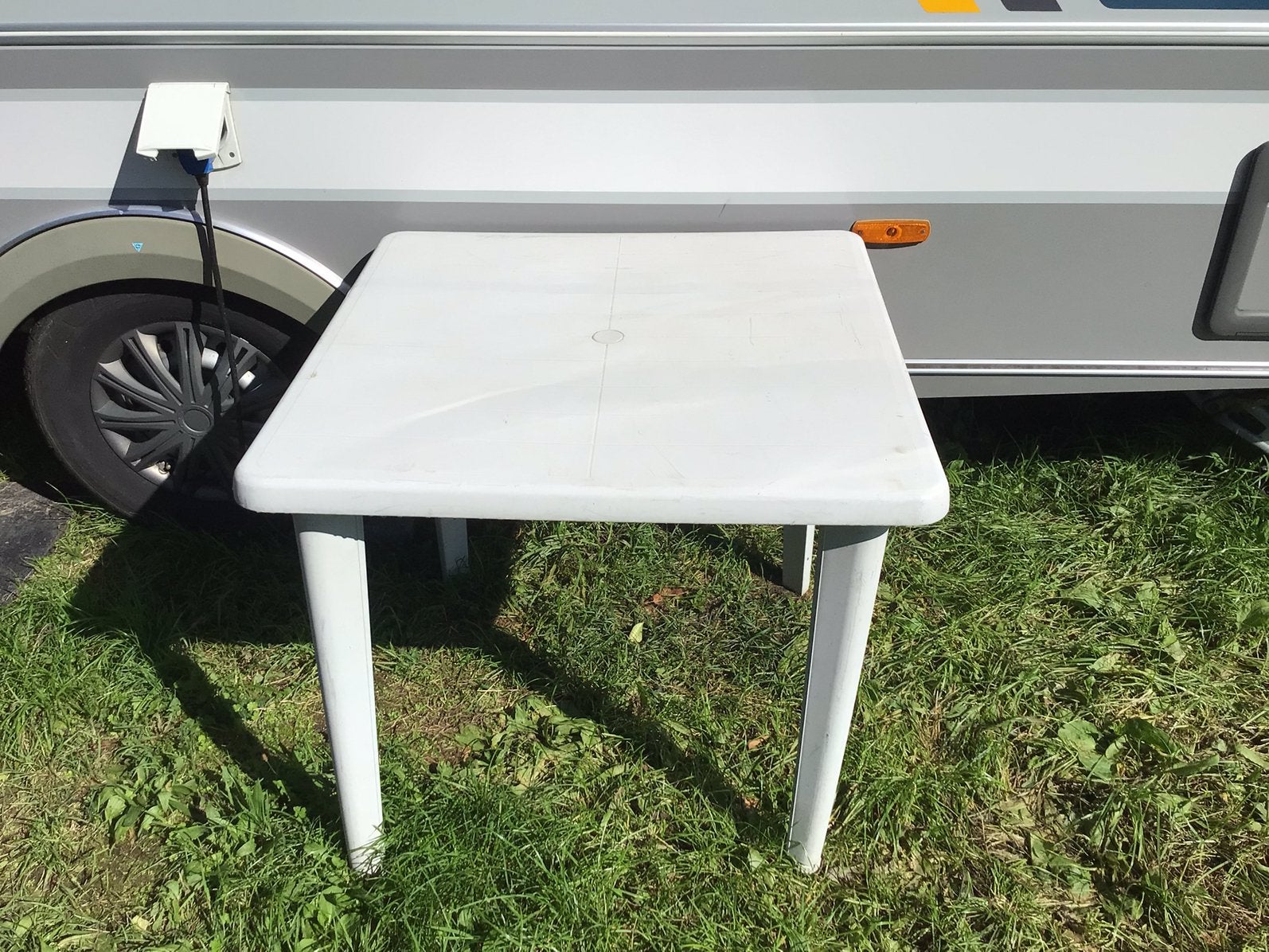 Te koop aangeboden: Camping/tuin tafel Hartman., Ophalen, Gebruikt, Campingtafel