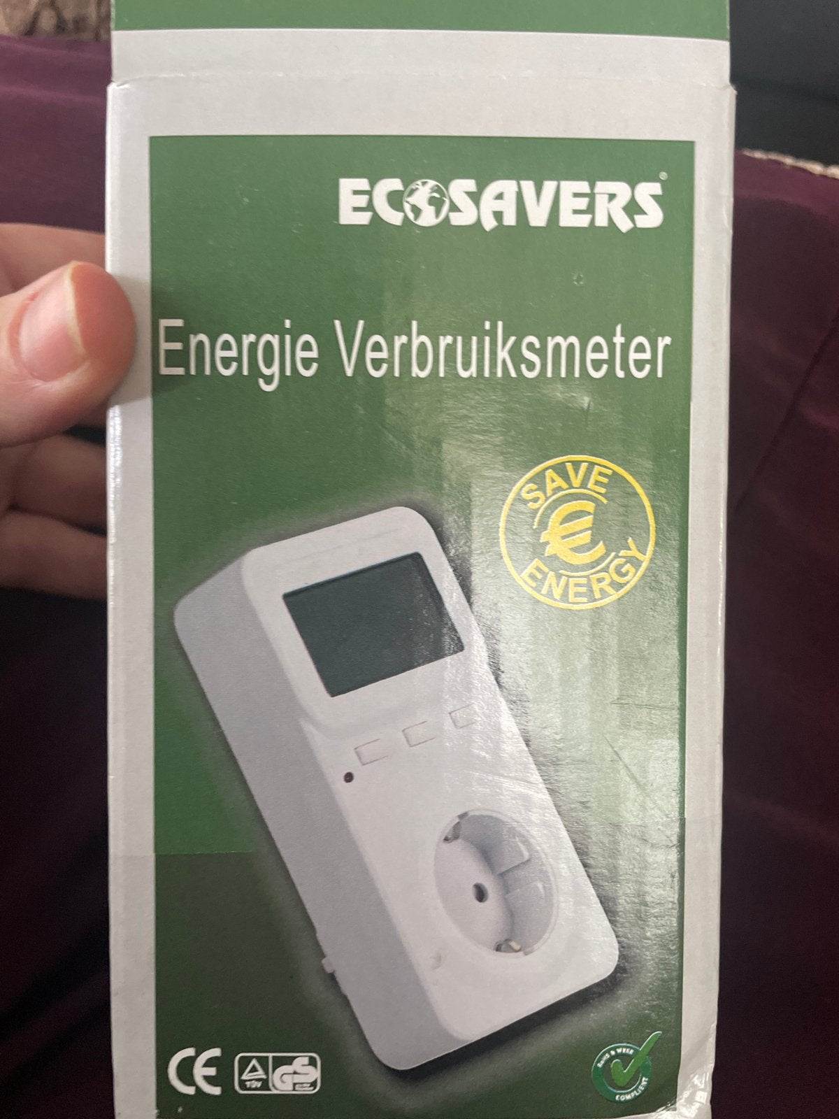 ECOSAVERS Energie Verbruiksmeter - Bespaar Energie, Ophalen, Nieuw, Overige typen