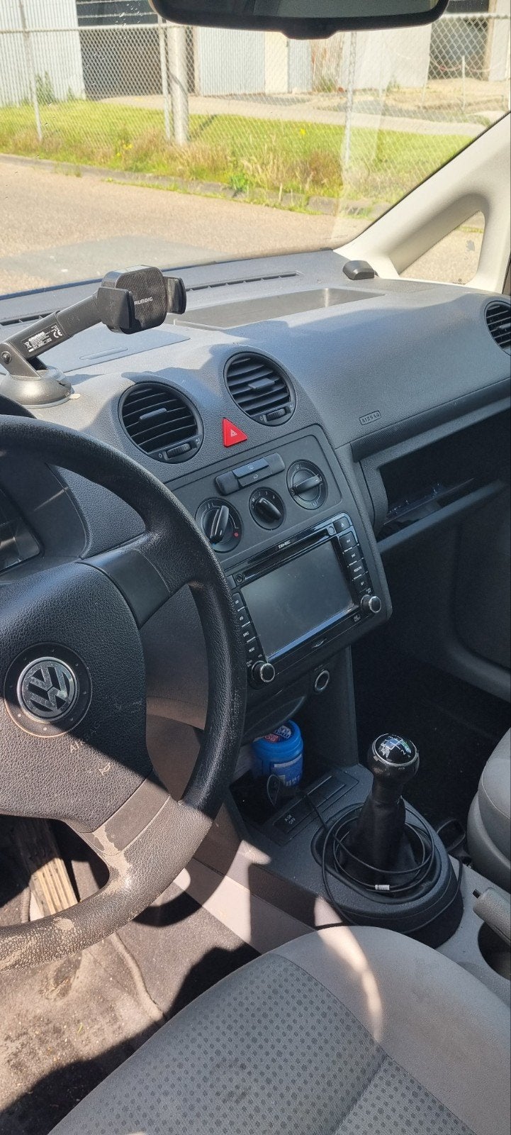 Volkswagen Caddy 1.6 75KW Maxi Combi 2009 Blauw, Auto's, Voorwielaandrijving, 4 cilinders, 7 stoelen, Handgeschakeld