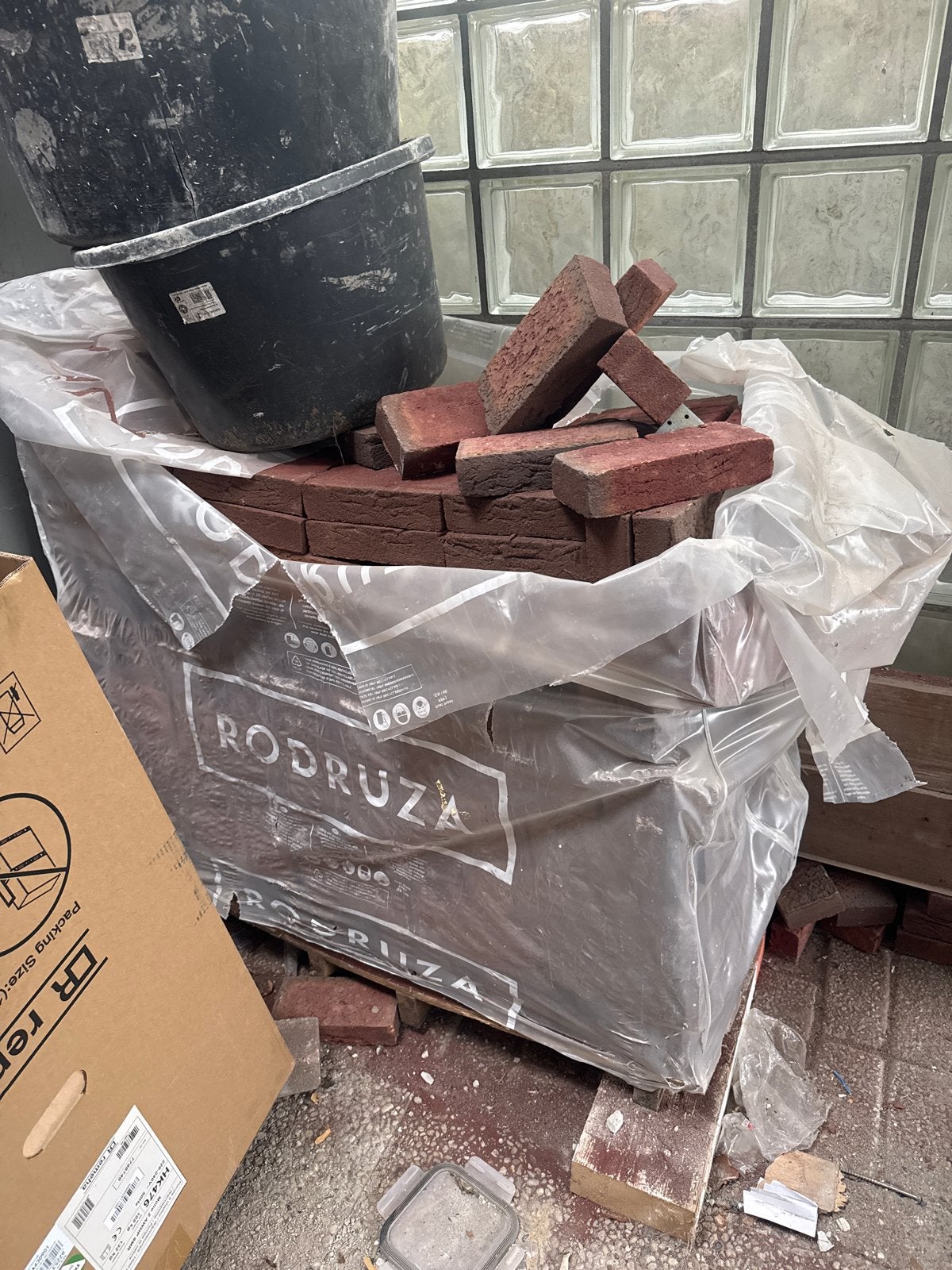 Nieuwe Rodruza bakstenen beschikbaar, Ophalen, Nieuw, Bakstenen