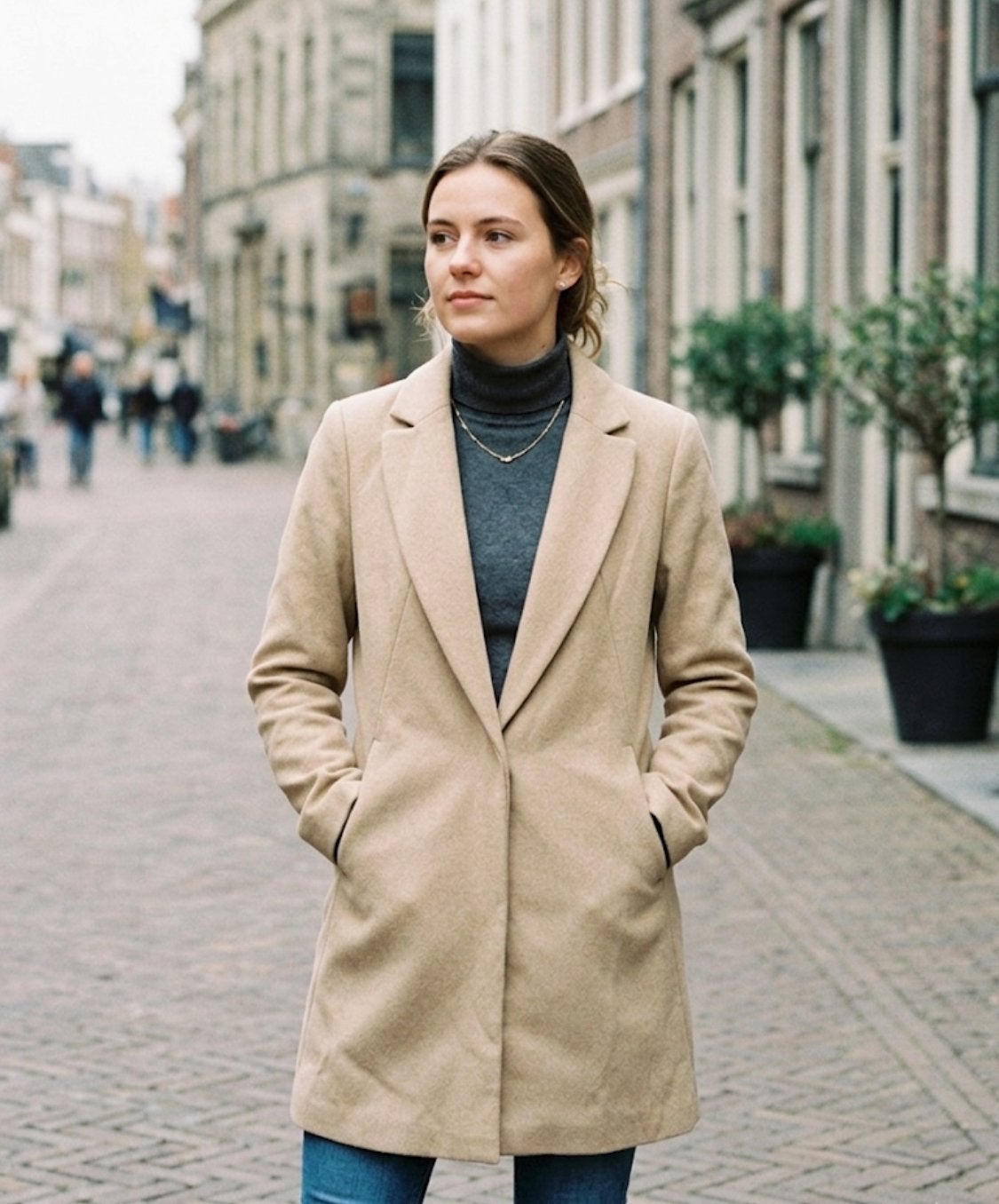 Primark Beige Jas Maat 34 ( XS ), Ophalen of Verzenden, Zo goed als nieuw, Maat 34 (XS) of kleiner, Beige