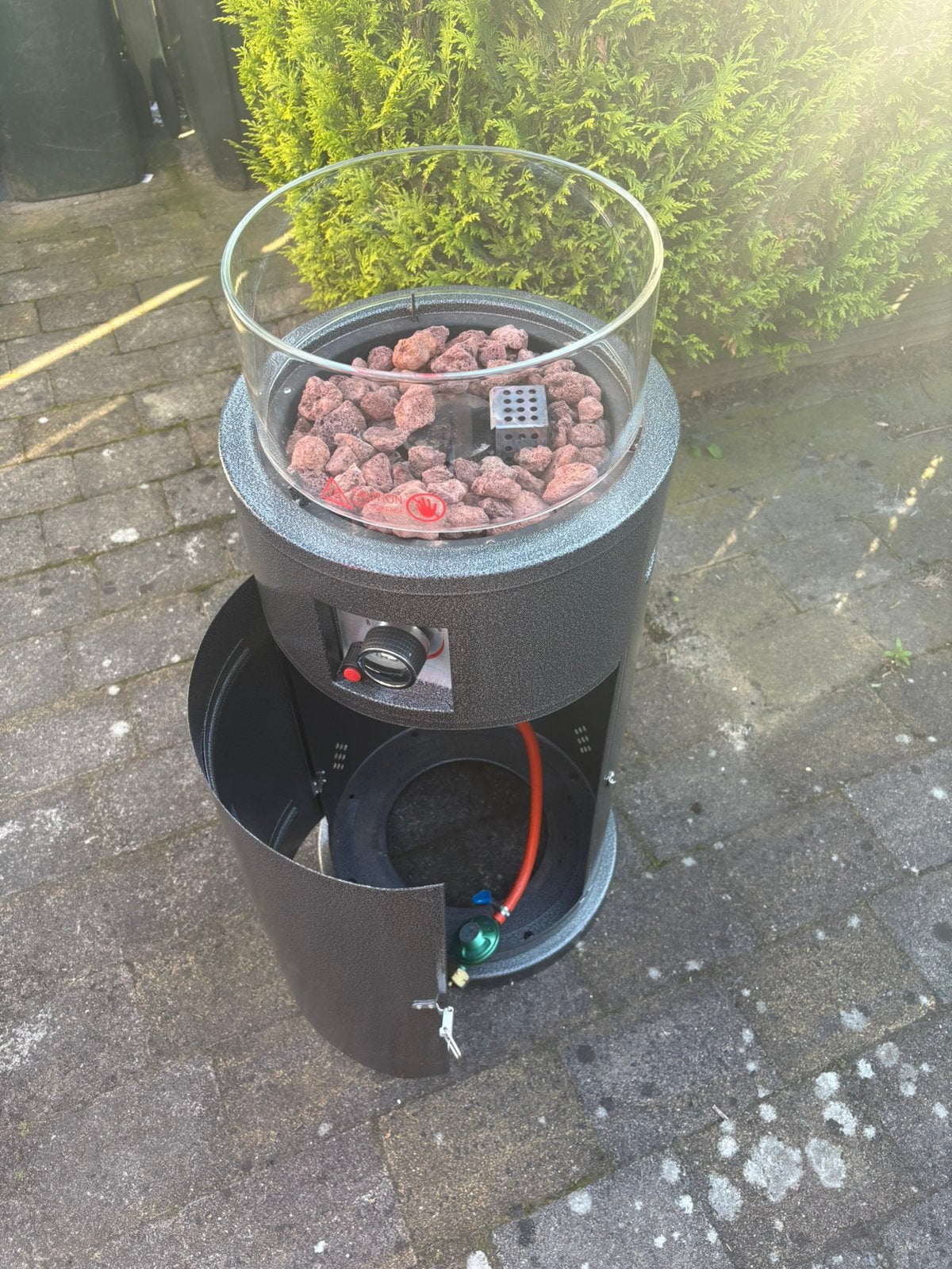 Leuke kachel/ vlammetjes op gas, Ophalen, Gas