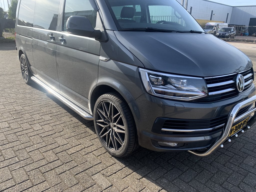 VW T6 Transporter Sidebars met rvs trede, Auto diversen, Tuning en Styling, Ophalen of Verzenden, Niet ingevuld, Niet ingevuld