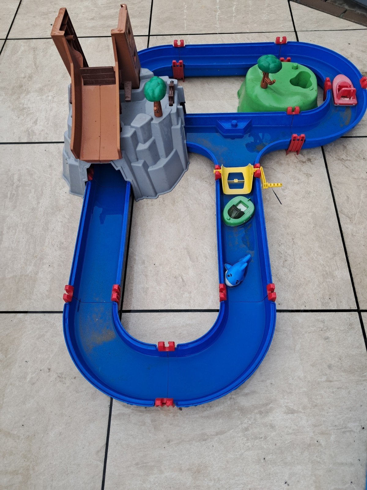 Aquaplay Adventureland waterbaan set 1547 waterpark, Ophalen, Gebruikt