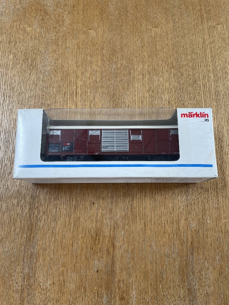 Märklin 4727 H0 Gesloten goederenwagen van de SBB, Wisselstroom, Ophalen of Verzenden, Märklin, Nieuw