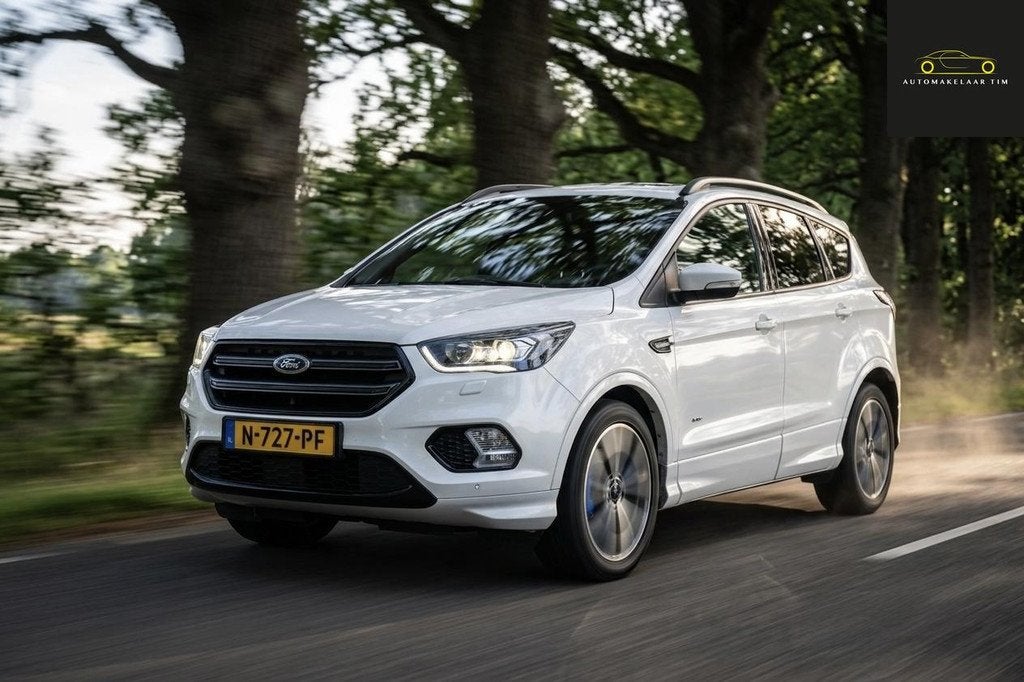Ford Kuga 1.5 EcoBoost ST Line Automaat / Trekhaak / Open da, Auto's, Ford, Automaat, Euro 6, 4 cilinders, Wit