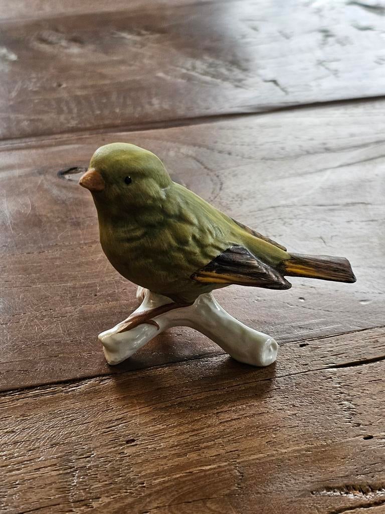 Goebel 38026 Groenling Vogelbeeldje Porselein, Ophalen of Verzenden, Zo goed als nieuw