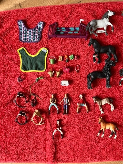 Mega schleich paarden pakket, Ophalen, Gebruikt