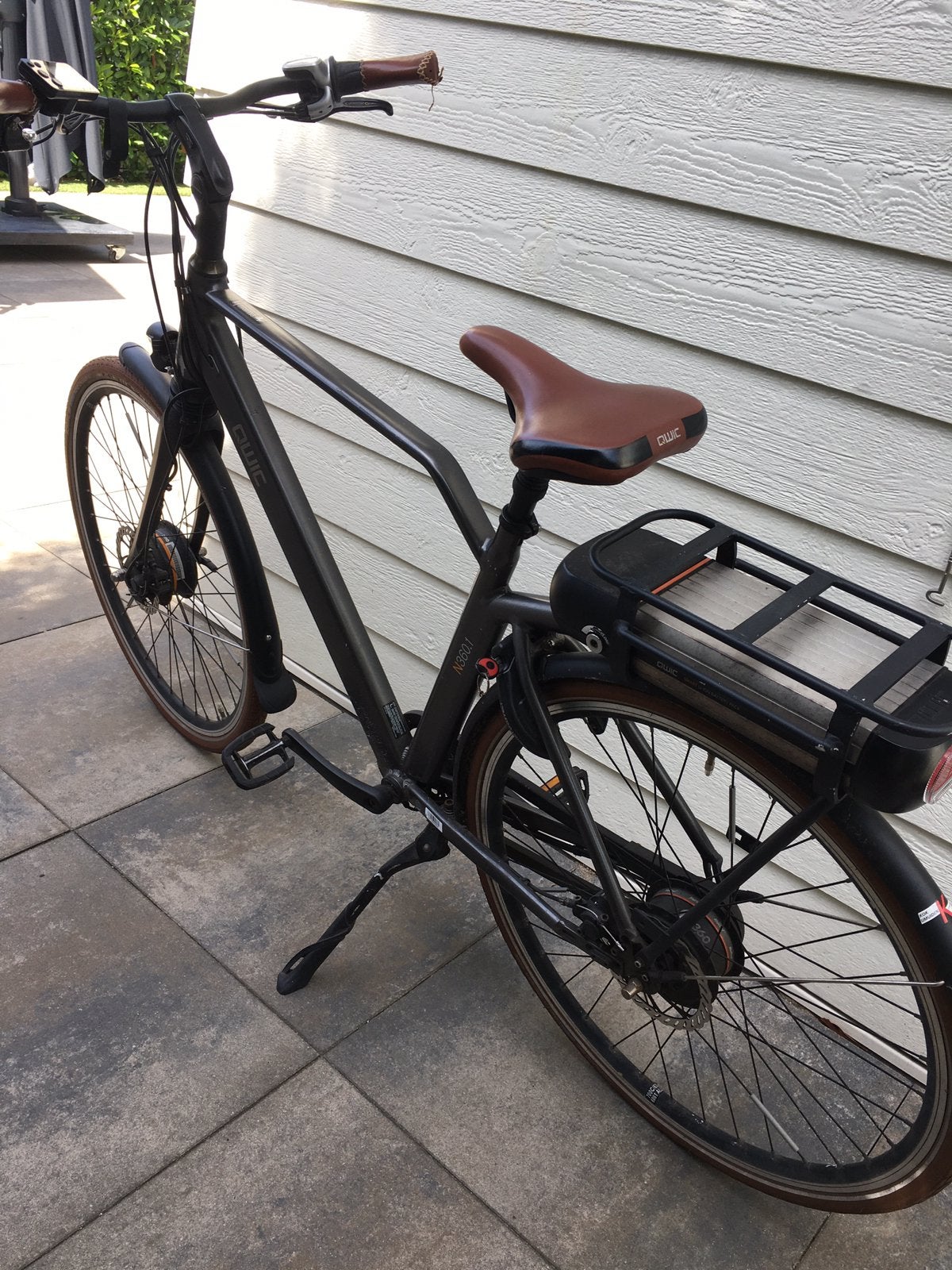 QWIC Elektrische Herenfiets, Fietsen en Brommers, Elektrische fietsen, 51 tot 55 cm, Ophalen, Gebruikt, Qwic