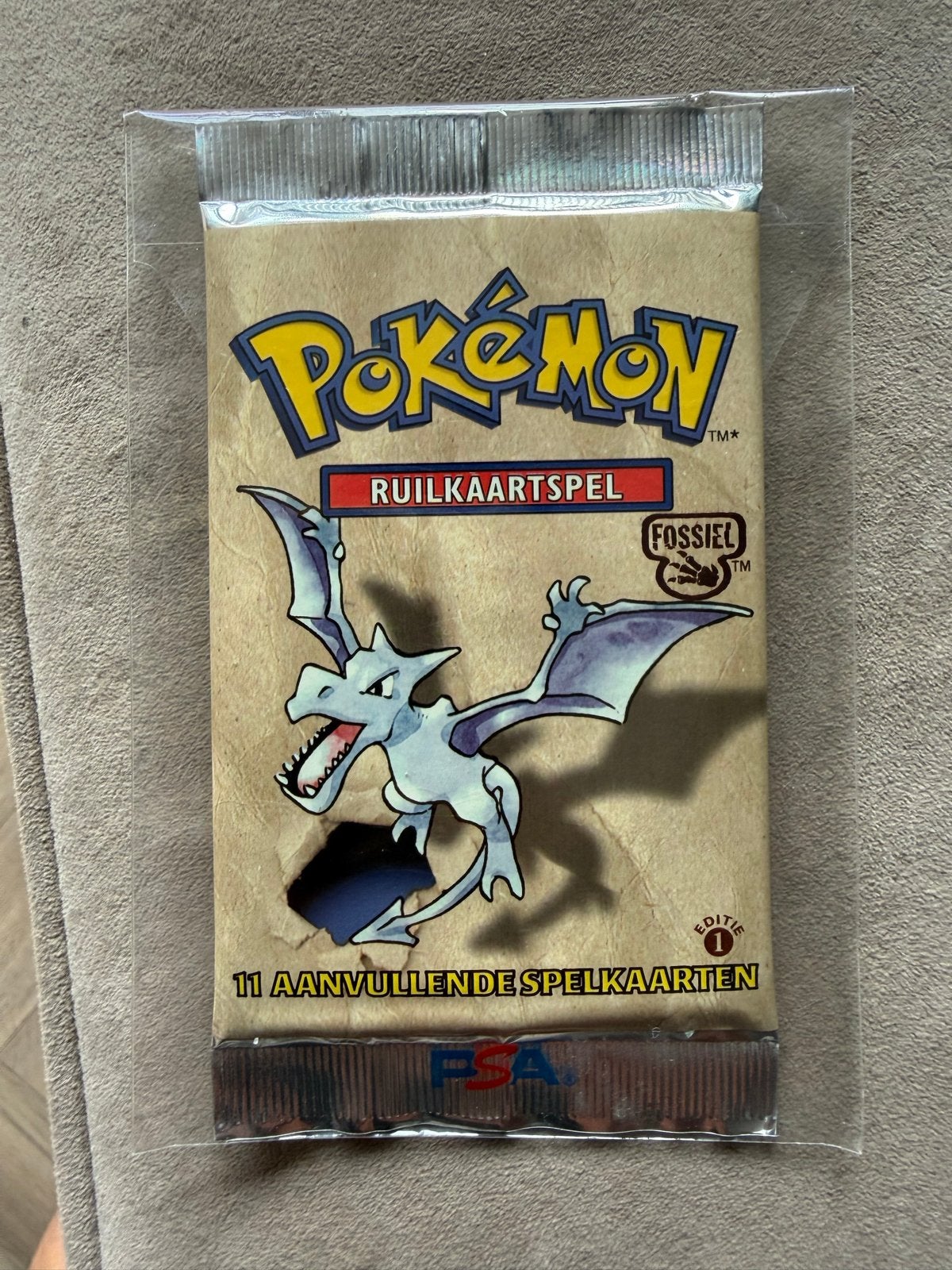 Pokémon Fossil Booster Pack PSA Sealed Nederlands, Hobby en Vrije tijd, Verzamelkaartspellen | Pokémon, Nieuw, Booster, Ophalen of Verzenden