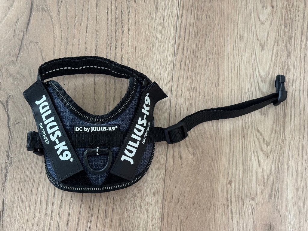 Hondenharnas Julius-K9 IDC Powerharness — maat 2XS / Baby 2, Ophalen of Verzenden, Zo goed als nieuw, Hondenriem