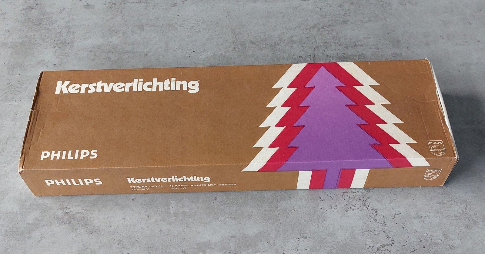 PHILIPS kerstverlichting ✨️ 15 kaarslampjes  VINTAGE ️, Diversen, Kerst, Ophalen of Verzenden, Gebruikt