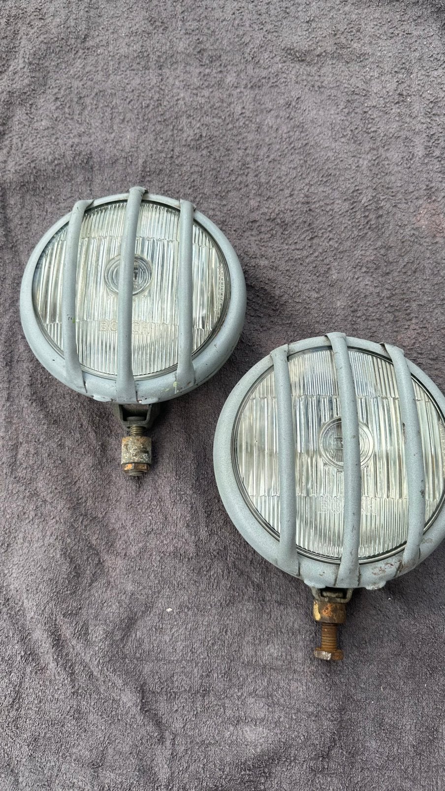 Vintage Bosch Stone Guard / Rally Lampen (VW / Porsche /, Ophalen of Verzenden, Bosch, Bosch, Bosch