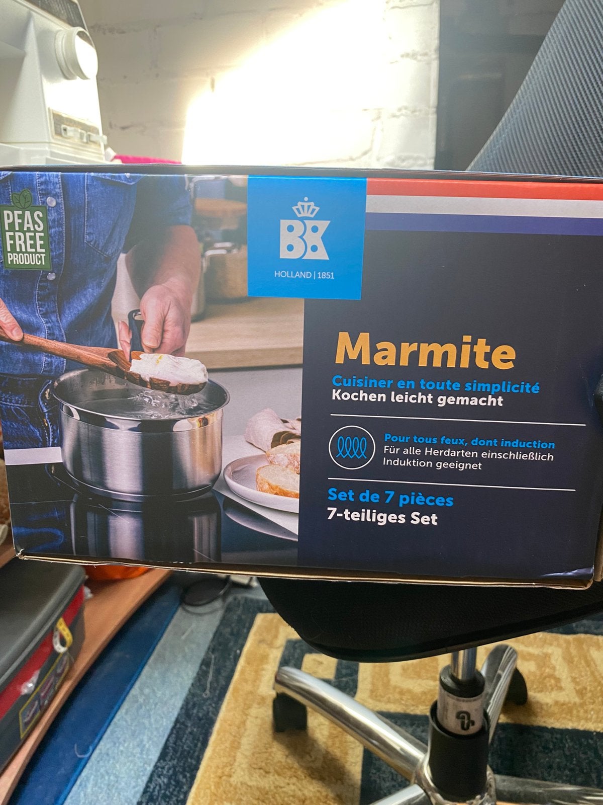 Bk pannen set nieuw, Ophalen, Nieuw, Rvs, Pannenset