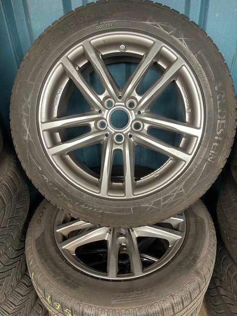 Set winterbanden BMW X1 18 inch 5x112 ET52, Auto-onderdelen, Ophalen, 18 inch, Gebruikt, Banden en Velgen
