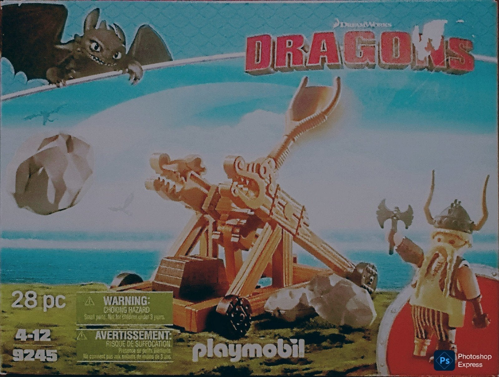 Dragons Rochel Met Katapult 9245, Ophalen of Verzenden, Zo goed als nieuw, Complete set