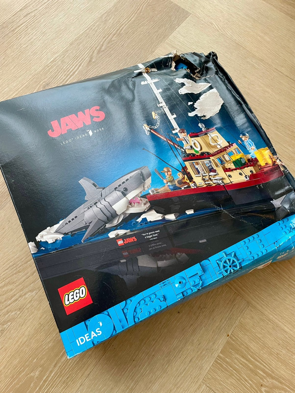 LEGO Ideas 21350 Jaws | Compleet | Orca, haai & minifiguren, Lego, Ophalen of Verzenden, Compleet, Complete set
