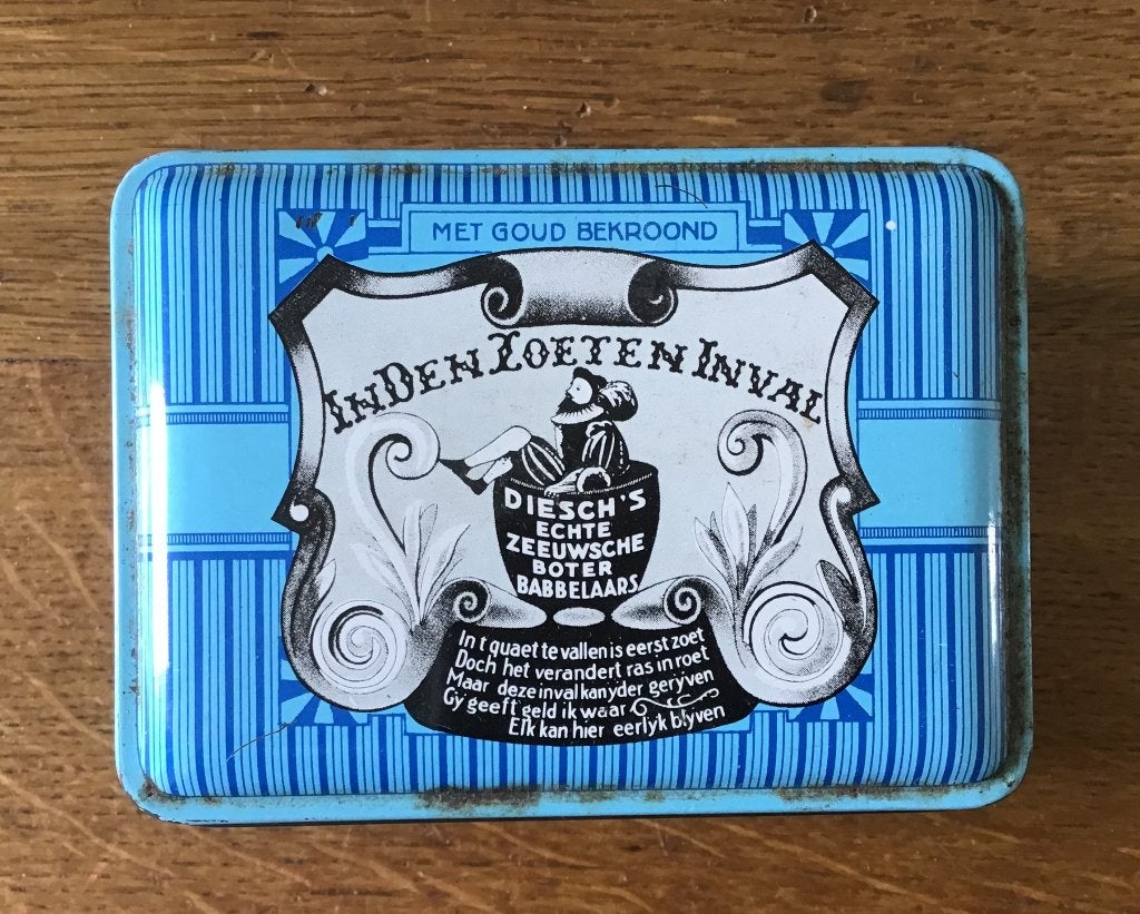 Diverse Blikjes Zeeuwse Boterbabbelaars, Verzamelen, Blikken, Ophalen of Verzenden, Gebruikt, Overige