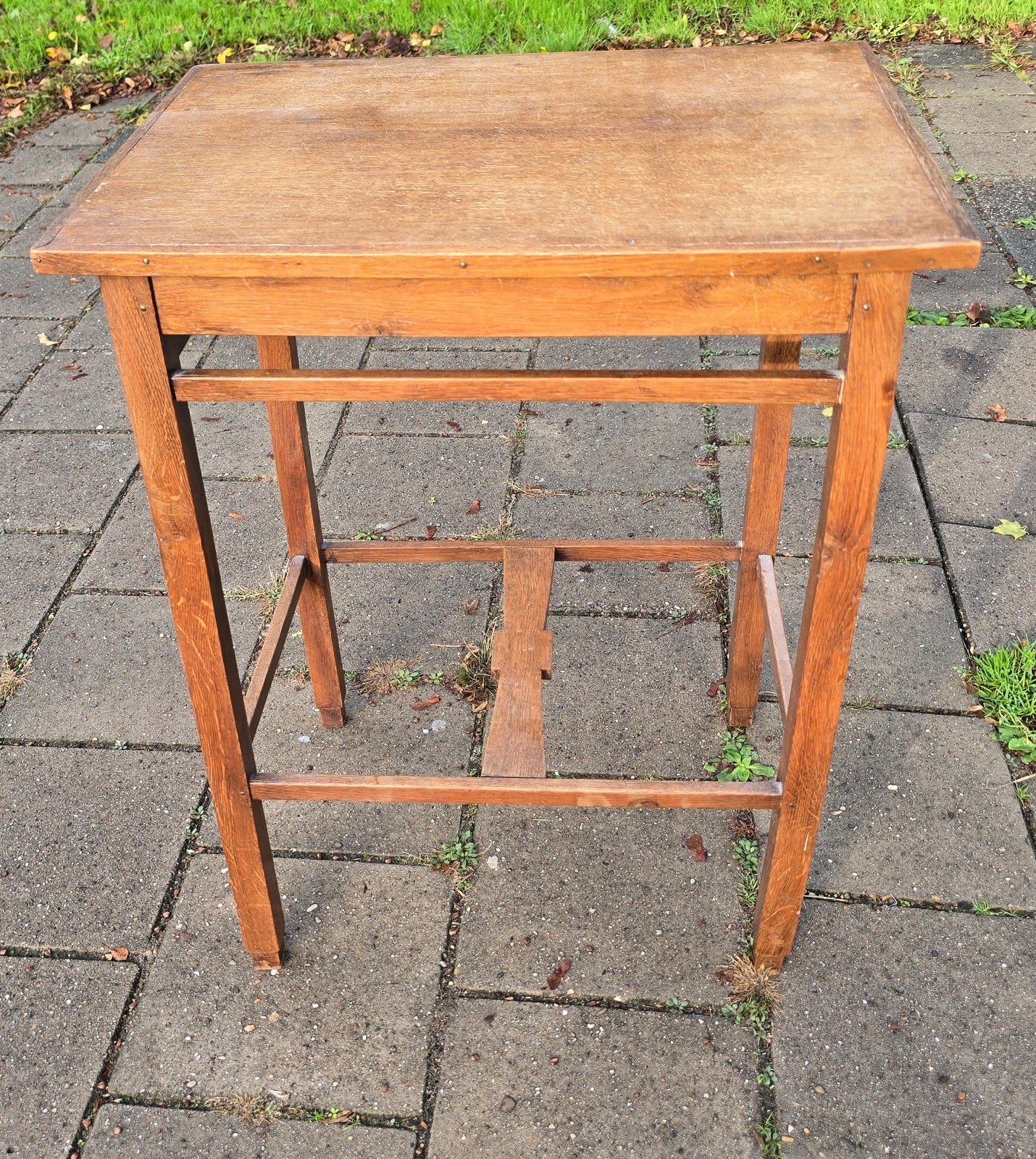vintage bijzettafel, Huis en Inrichting, Ophalen, Rechthoekig, Minder dan 55 cm, 45 tot 60 cm