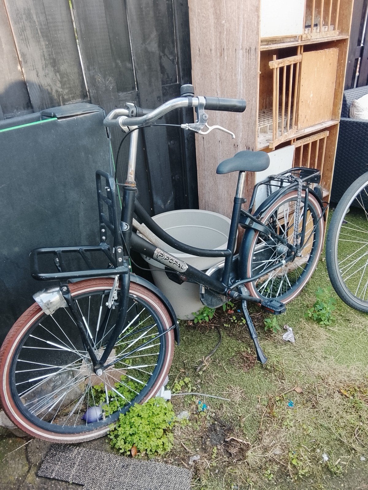Popal Daily Dutch Basic Damesfiets - Zwart, Fietsen en Brommers, Terugtraprem, Gebruikt, 50 tot 53 cm, Ophalen