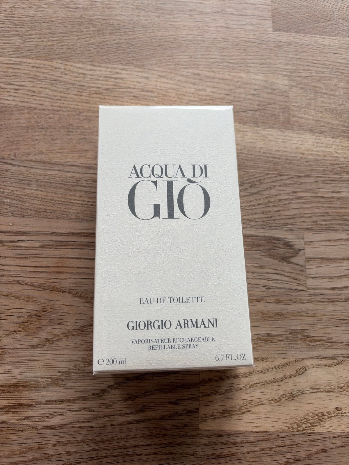 Acqua di Gio Eau de Toilette 200 ml - Nieuw in verpakking, Verzenden, Nieuw