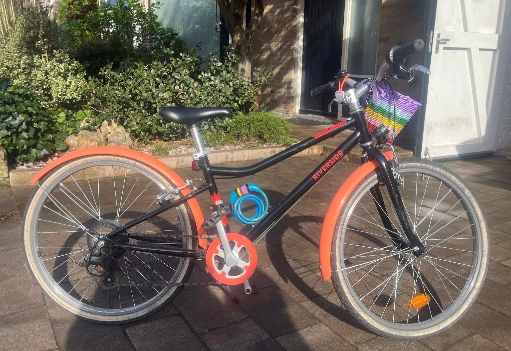24 in Decathlon Riverside kinder fiets, Fietsen en Brommers, Fietsen | Kinderfietsjes, Zo goed als nieuw, 20 inch of meer, Ophalen