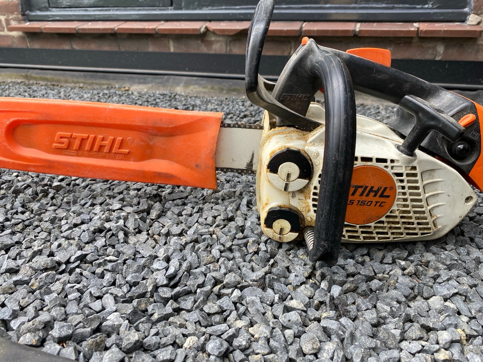 Stihl Kettingzaag, Doe-het-zelf en Verbouw, Gereedschap | Zaagmachines, Gebruikt, Kettingzaag, Ophalen of Verzenden, 30 tot 70 mm